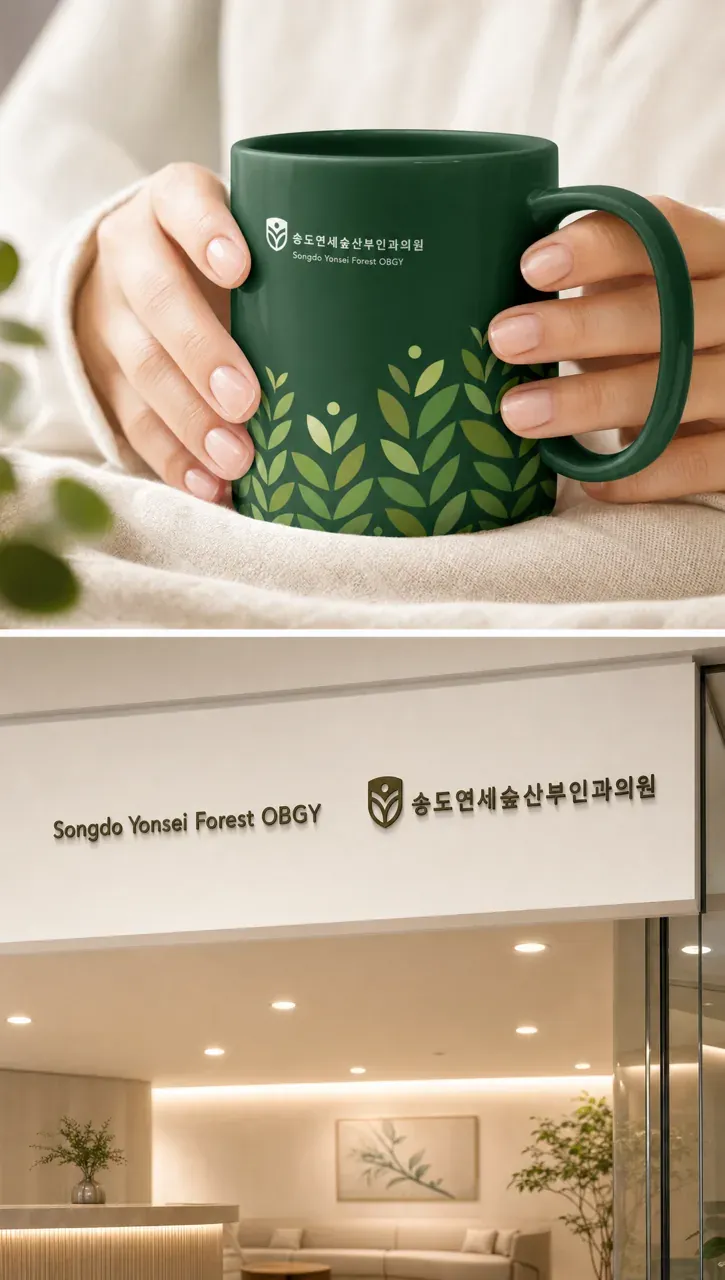 병원·의원 로고 디자인 — 미니멀한 조합형 병원 로고 브랜드 시스템