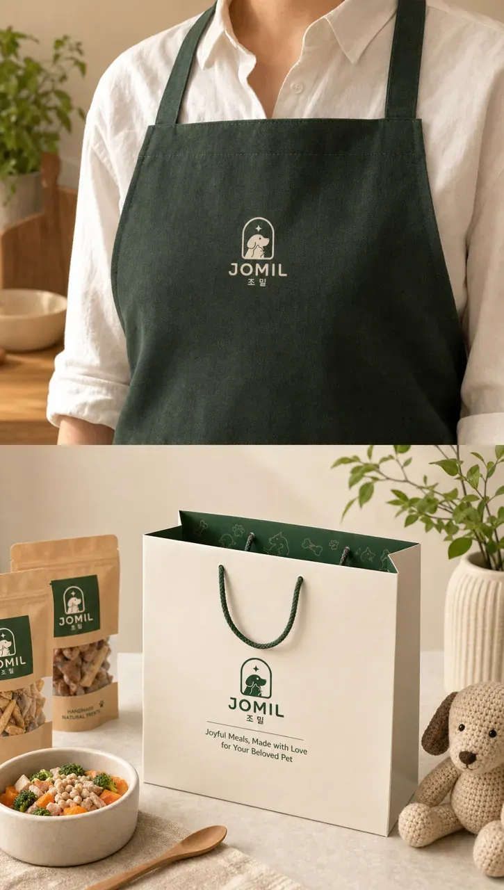반려동물 로고 디자인 — 따뜻하고 친근한 조합형 반려동물 브랜드 로고 브랜드 시스템