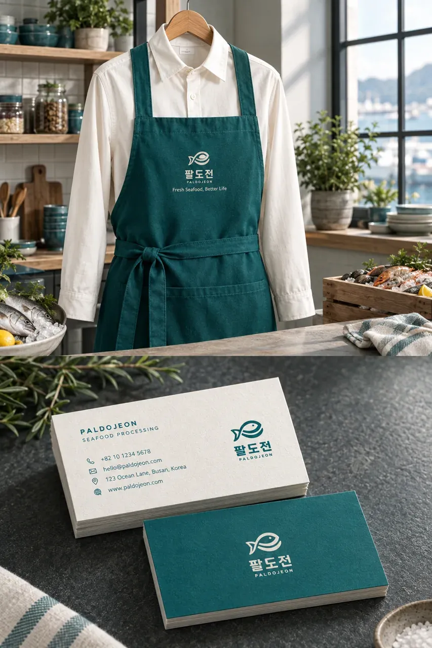 농식품·축산 로고 디자인 — 팔도를 잇는 수산의 신뢰 농식품 브랜드 로고 브랜드 시스템