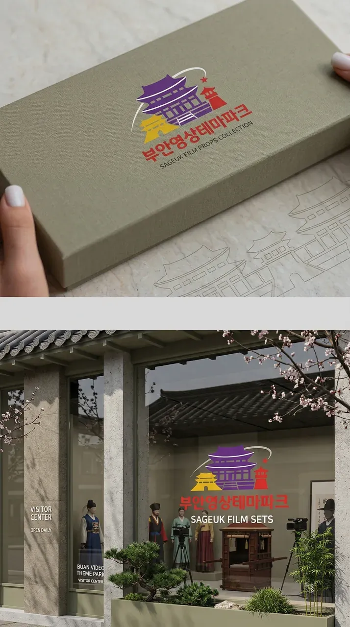 숙박·관광 로고 디자인 — 전통과 현대를 잇는 촬영명소 숙박·관광 브랜드 로고 브랜드 시스템