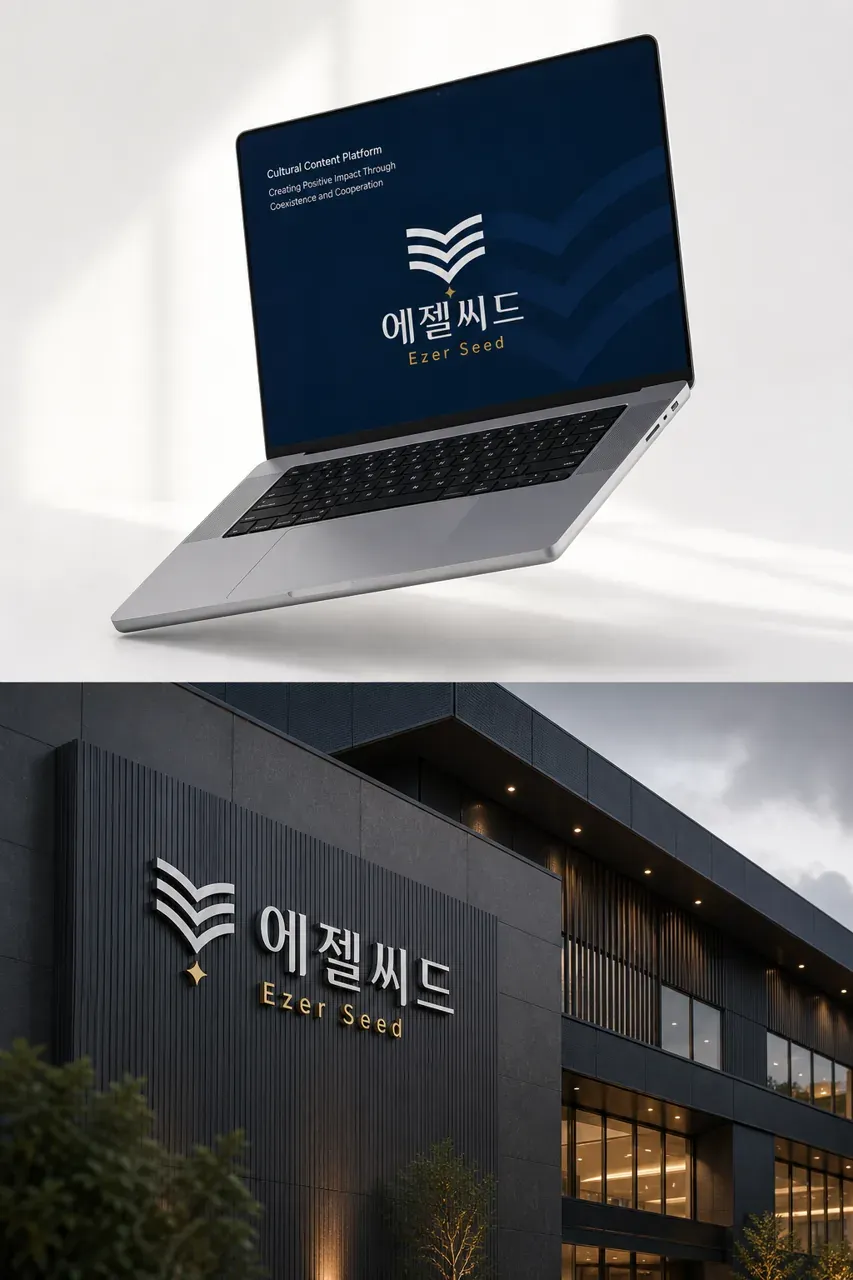 IT·테크 로고 디자인 — 지역사회와 함께 성장하는 신뢰받는 문화 파트너 IT 서비스 로고 브랜드 시스템