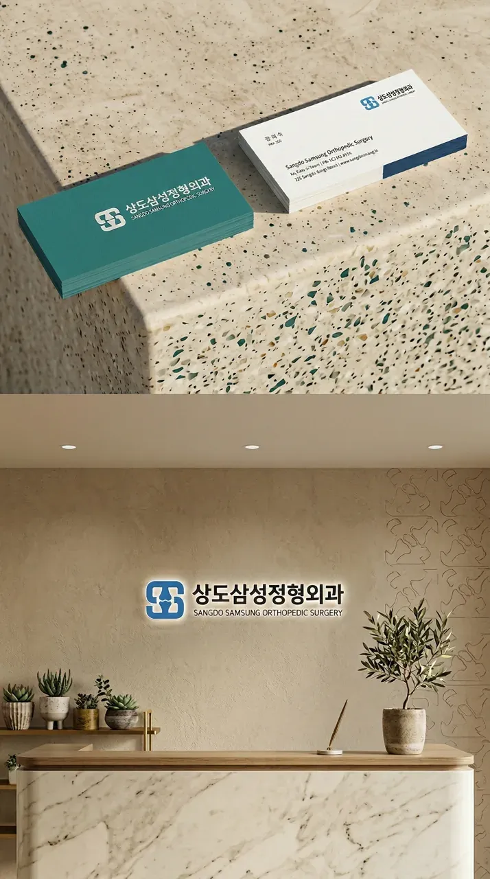 병원·의원 로고 디자인 — 미니멀한 병원 로고 브랜드 시스템