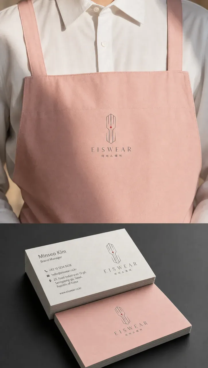농식품·축산 로고 디자인 — 순수한 기하학 농식품 브랜드 로고 브랜드 시스템