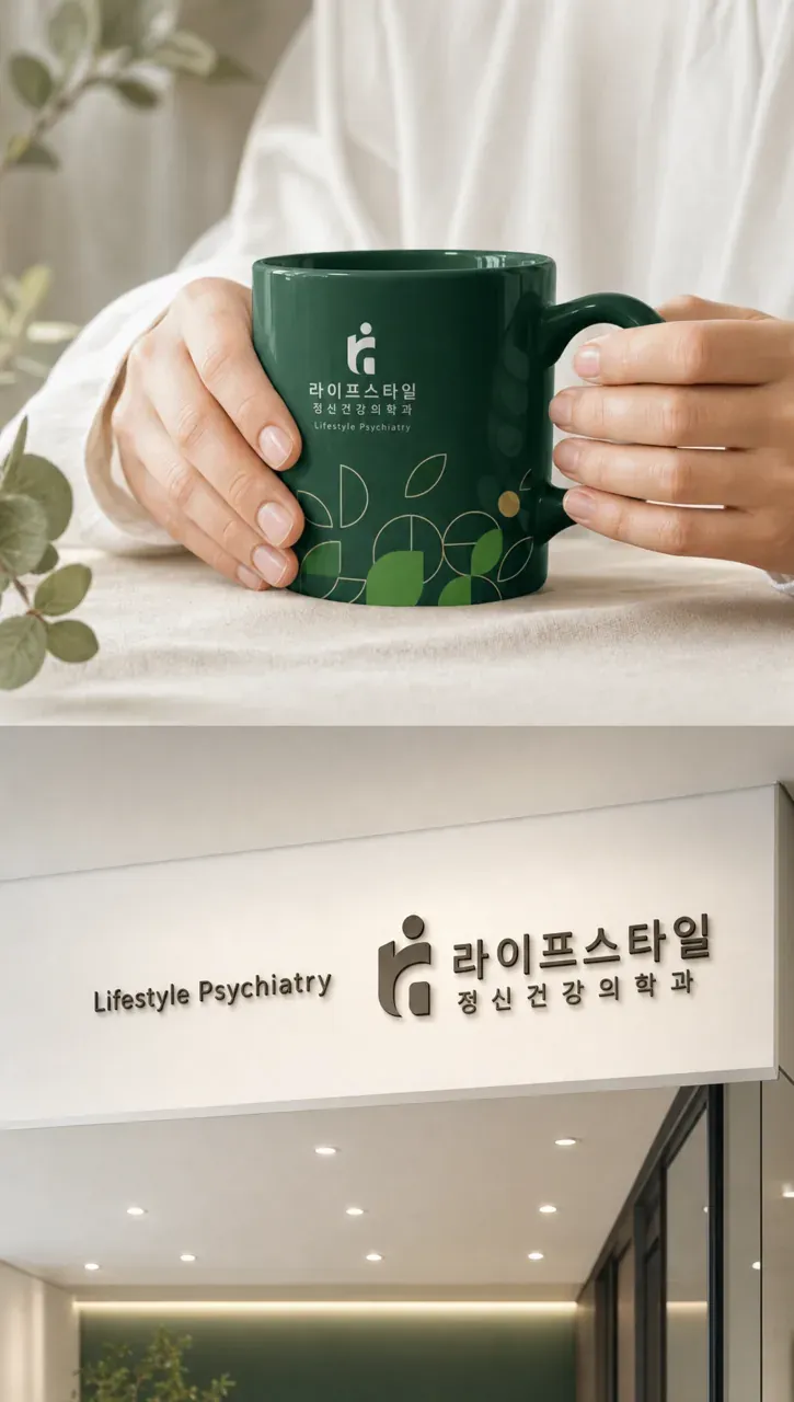병원·의원 로고 디자인 — 순환하는 치유 병원 로고 브랜드 시스템