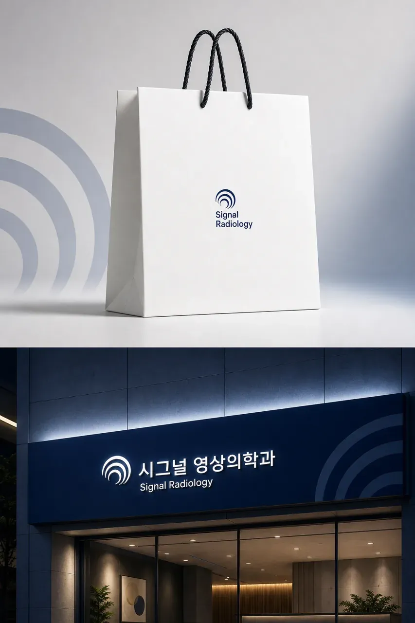 병원·의원 로고 디자인 — 모던하고 세련된 조합형 병원 로고 브랜드 시스템