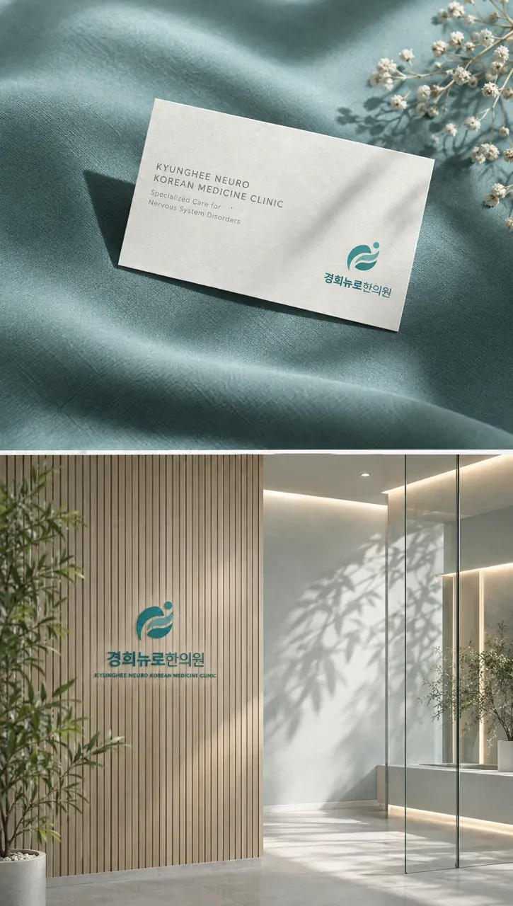 한의원·한방 로고 디자인 — 모던하고 세련된 조합형 한의원 로고 브랜드 시스템