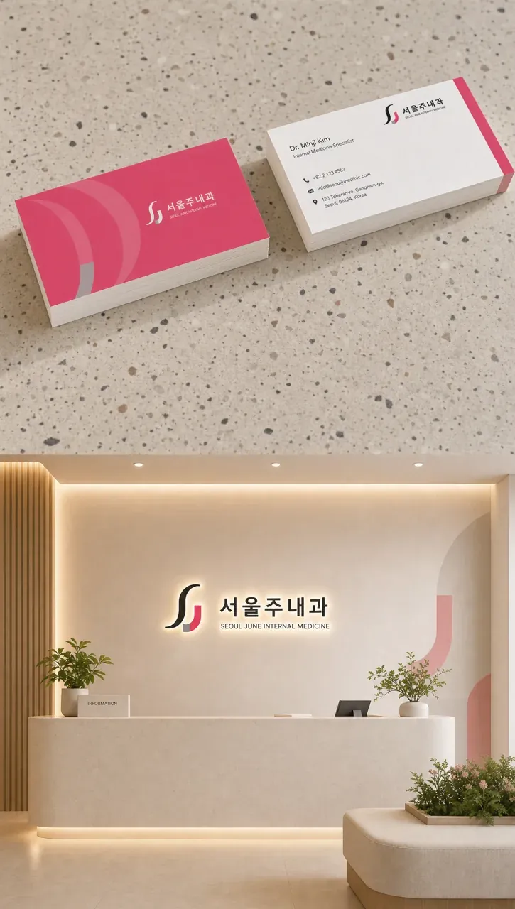 병원·의원 로고 디자인 — 신뢰와 전문성을 담은 미니멀 메디컬 병원 로고 브랜드 시스템