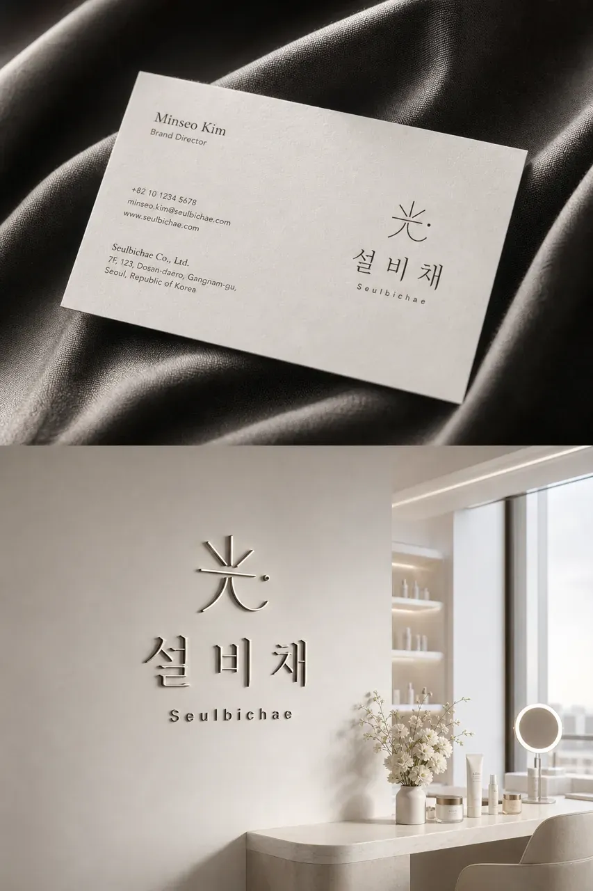 그 외 로고 디자인 — 본연의 아름다움을 찾는 당신만의 선택 브랜드 로고 브랜드 시스템