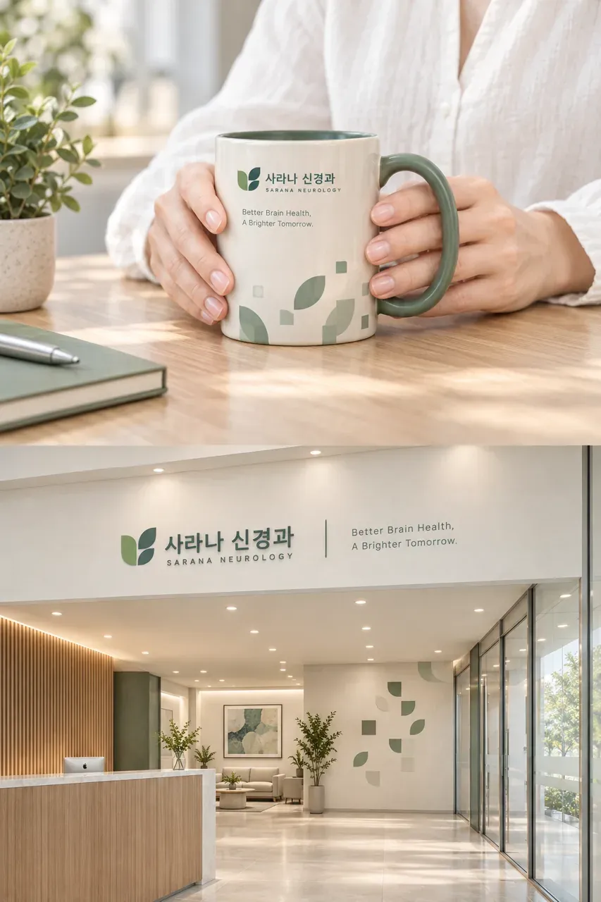 병원·의원 로고 디자인 — 모던하고 세련된 조합형 병원 로고 브랜드 시스템