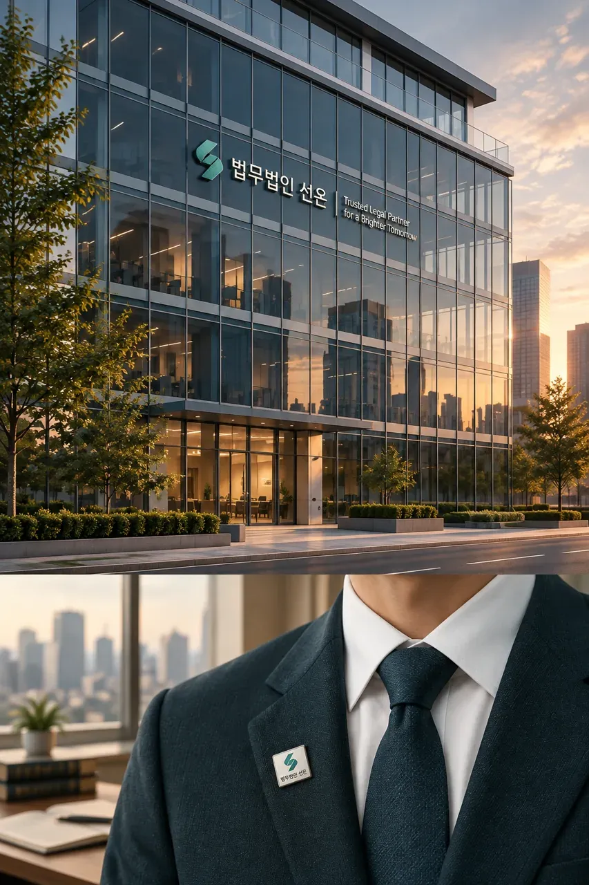 법률·세무·특허 로고 디자인 — 밝고 바른 약속의 심볼 법률사무소 로고 브랜드 시스템