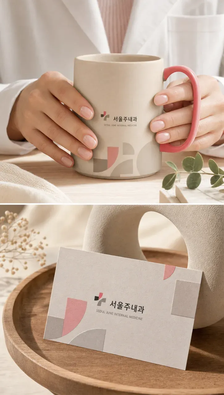 병원·의원 로고 디자인 — 신뢰와 전문성을 담은 미니멀 메디컬 병원 로고 브랜드 시스템